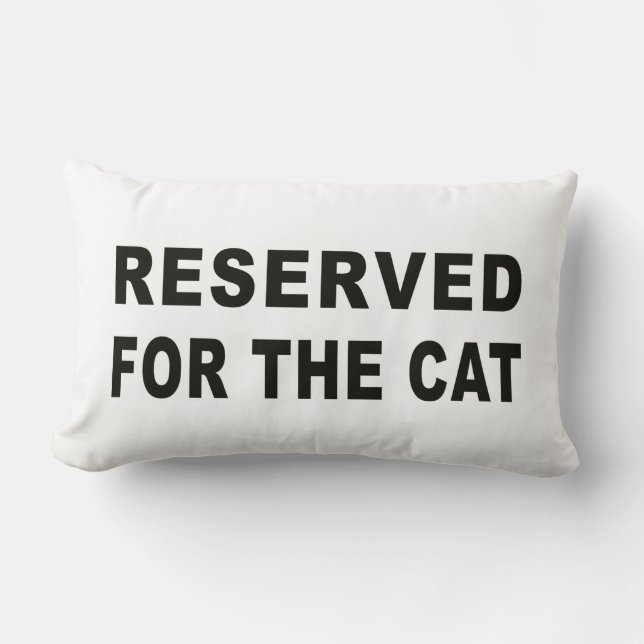 Für die Katze reserviert Lendenkissen (Vorderseite)