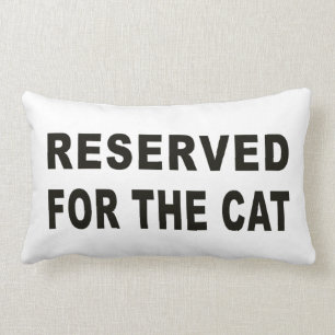 Für die Katze reserviert Lendenkissen