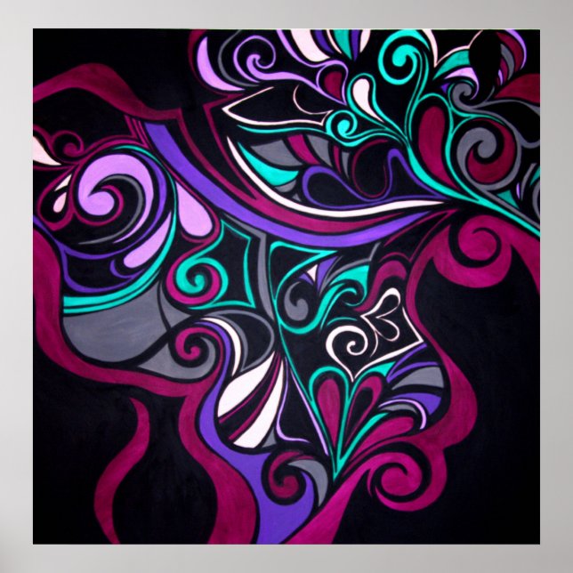 Für die Ladys Print Poster (Vorne)