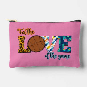 Für die Liebe der Game Basketball Mama Leopard Zubehörtasche