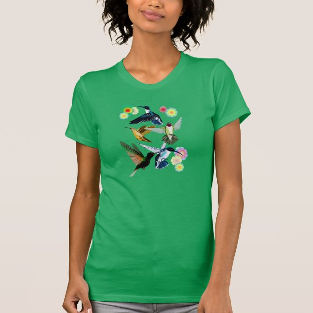 Für die Liebe der Kolibris T-Shirt (Vorderseite)