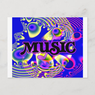 Für die LIEBE der MUSIK! Postkarte