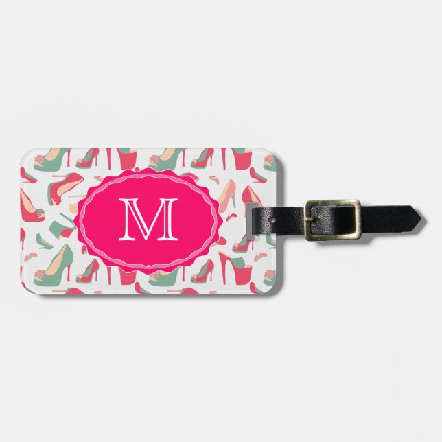 Für die Liebe der Schuhe Gepäckanhänger (Vorderseite horizontal)