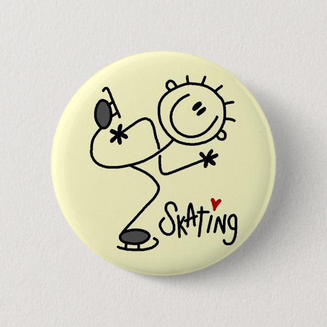 Für die Liebe der Skaten-T-Shirts und der Button (Vorderseite)