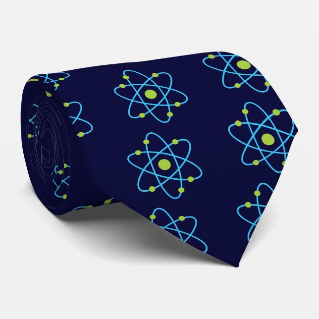 Für die Liebe der Wissenschaft Atom Krawatte (Gerollt)