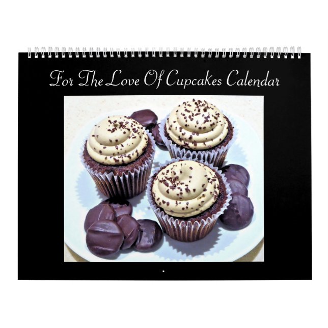 Für die Liebe des Cupcakes-Kalenders Kalender (Titelbild)