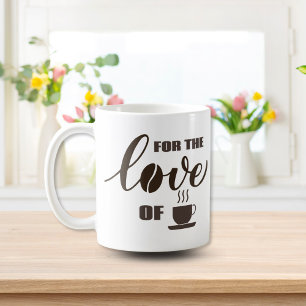 Für die Liebe des Kaffees Kaffeetasse