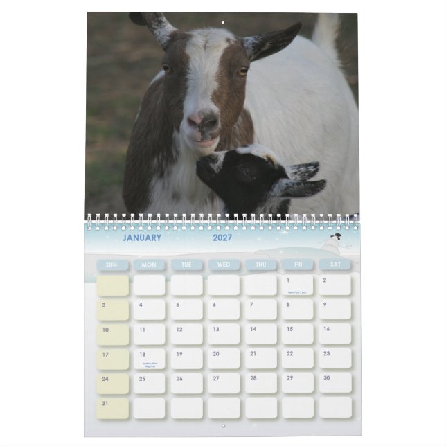 Für die Liebe des Kalender (Jan 2027)