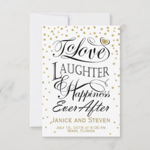 Für die Liebe Lachen und Glück nach dem Design