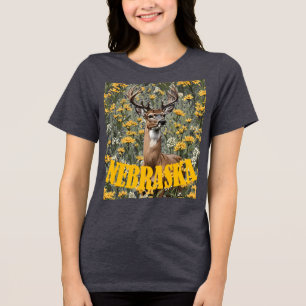 Für die Liebe Nebraska Tri-Blend Shirt