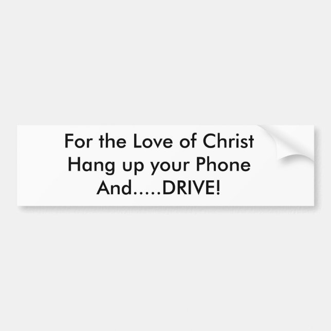 Für die Liebe von ChristHang herauf Ihr PhoneAnd Autoaufkleber (Vorne)