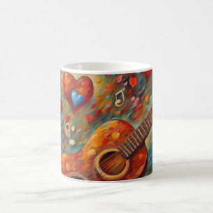 Für die Liebe von Gitarren und Musik Kaffeetasse