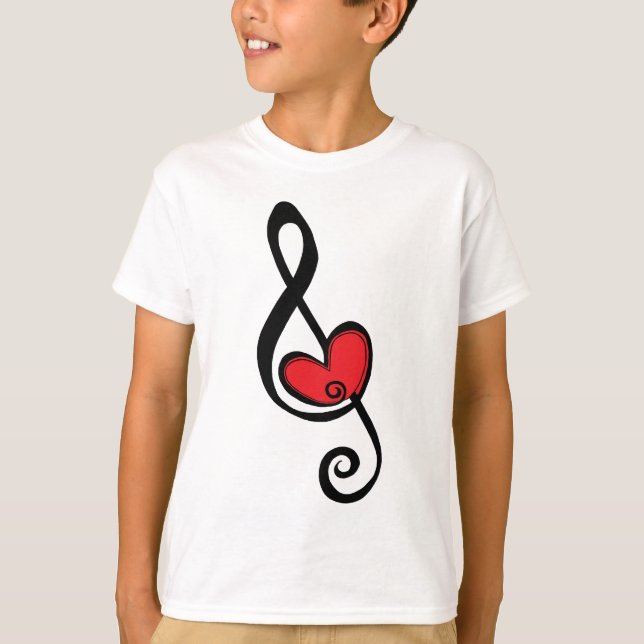 Für die Liebe von Musik T-Shirt (Vorderseite)