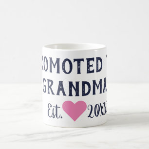 Für die Oma Navy & Bright Pink Tasse