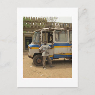 für die Passagiere in Djenne, Mali gewartet Postkarte