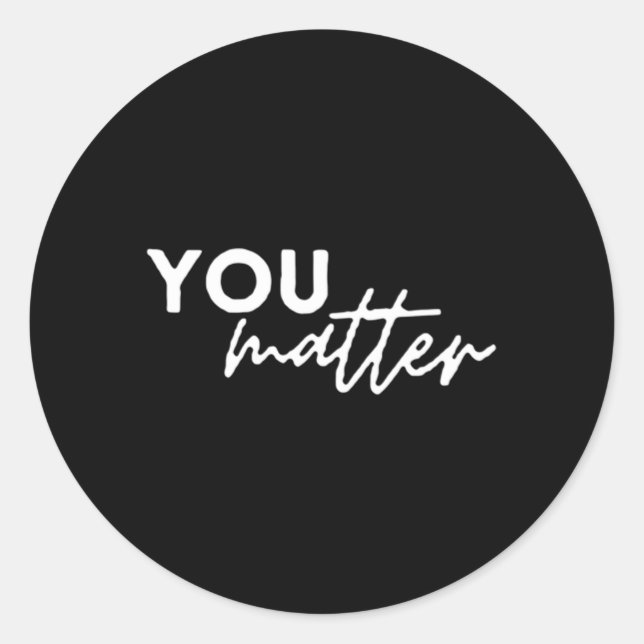 Für die Person hinter mir sind Sie Phantastisch sc Runder Aufkleber (Vorderseite)