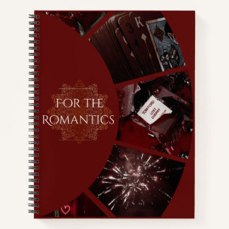 Für die Romantik (rot) Notizbuch