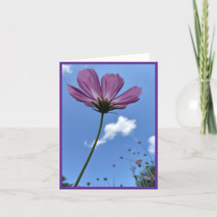 Für die Sky-Blume-Note-Karte suchen Dankeskarte