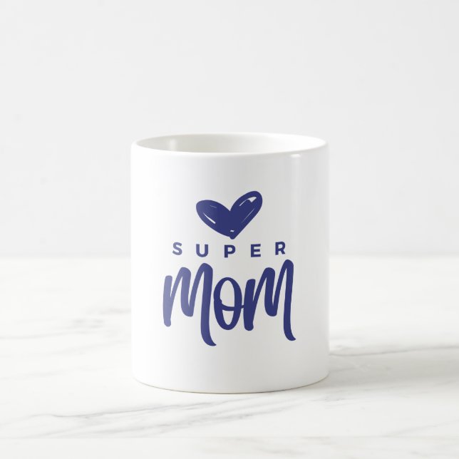 Für die Super-Mama, die alles macht Kaffeetasse (Mittel)