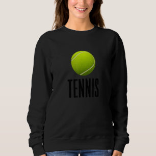 Für die Tennisfans gibt es eine Coole Tennisgrafik Sweatshirt