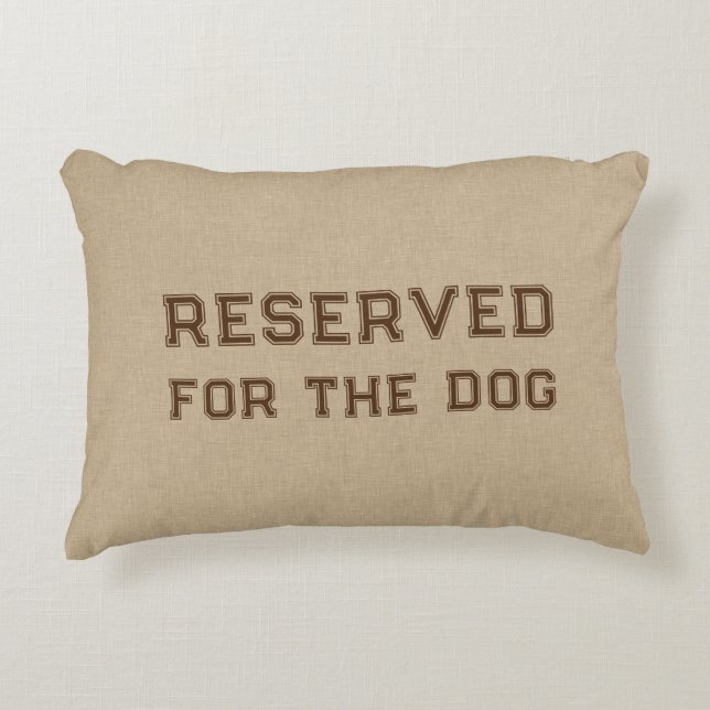 Für die Textur von Dog Tan Texture reserviert. Dekokissen (Vorderseite)