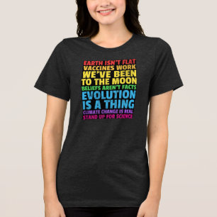 "Für die Wissenschaft eintreten" Tri-Blend Shirt