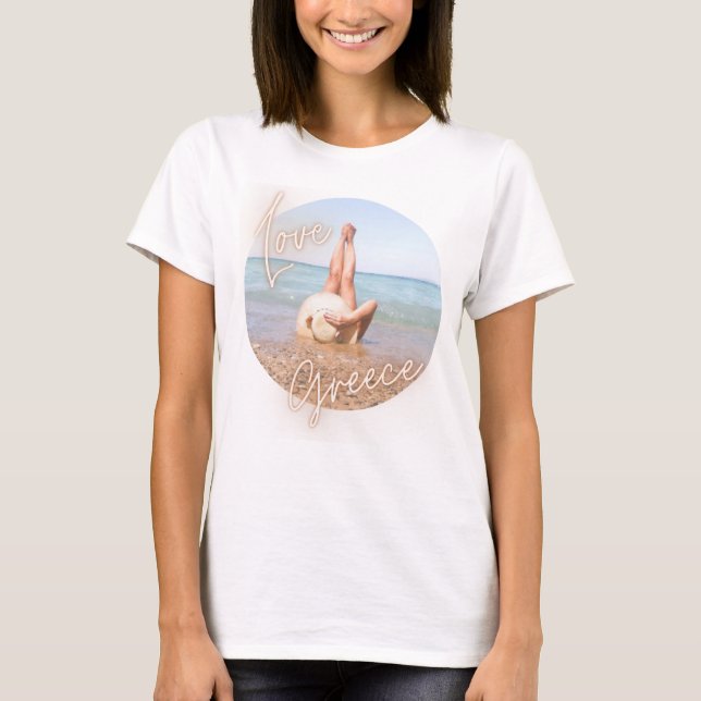 Für diejenigen, die Griechenland Liebe T - Shirt (Vorderseite)