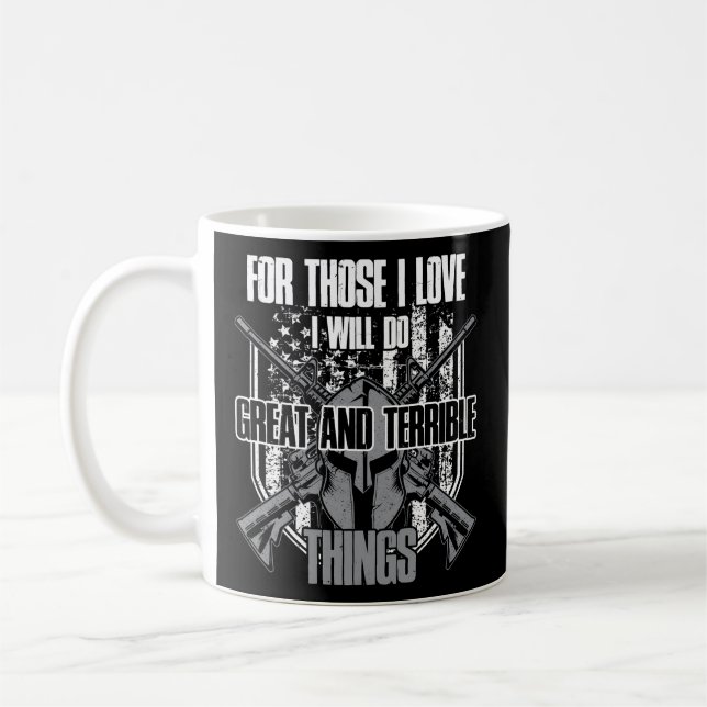 Für diejenigen, die ich Liebe werde ich große und  Kaffeetasse (Links)