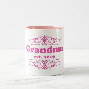 Für diese Sonderaktion "Oma 2019" Zweifarbige Tasse