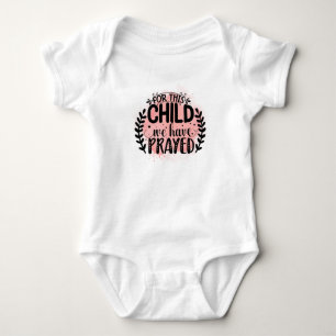 Für dieses Kind beten wir Baby Bodysuit Strampler
