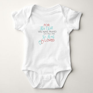 Für dieses Kind haben wir Bodysuit gebetet Baby Strampler