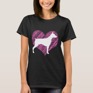 Für Doberman Dog Lovers I Liebe Doberman Dog   T-Shirt
