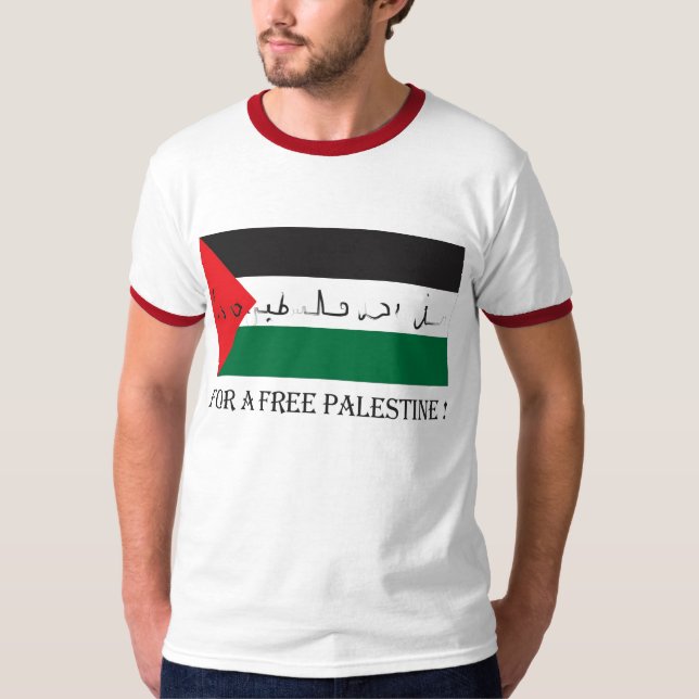 Für ein freies Palästina! T-Shirt (Vorderseite)