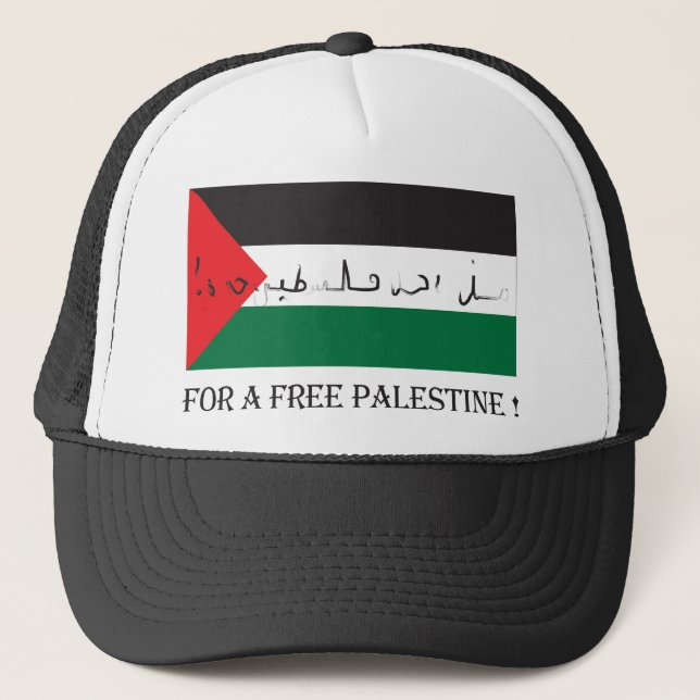 Für ein freies Palästina! Truckerkappe (Vorderseite)