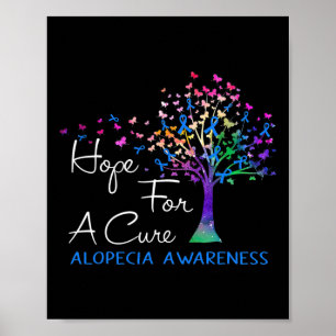 Für ein Heilmittel Alopezie Aufklärung Tree Band Poster