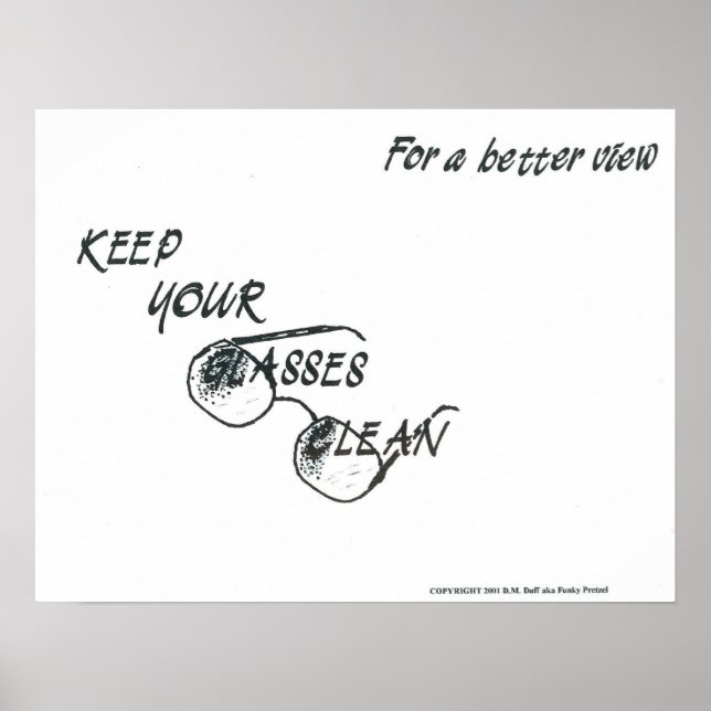 Für eine bessere Sicht Poster (Vorne)