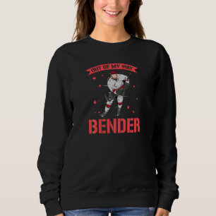 Für eine Eishockeydame ist meine Frau aus dem Weg Sweatshirt