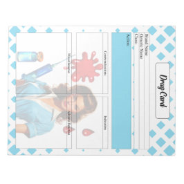 Für eine lebende _Drogenkarte Notizblock