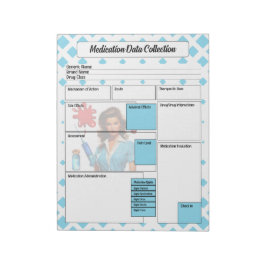 Für eine lebenslange _ Sammlung von Medikationsdat Notizblock