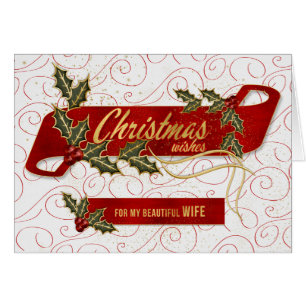 für eine schöne Ehefrau Wünsche Holly und Berries