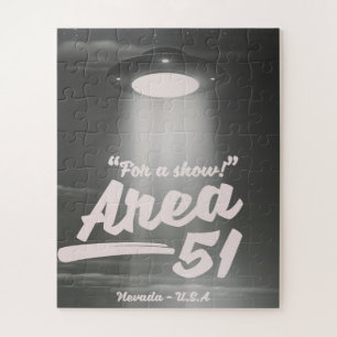 "Für eine Show" Area 51 Mono Poster