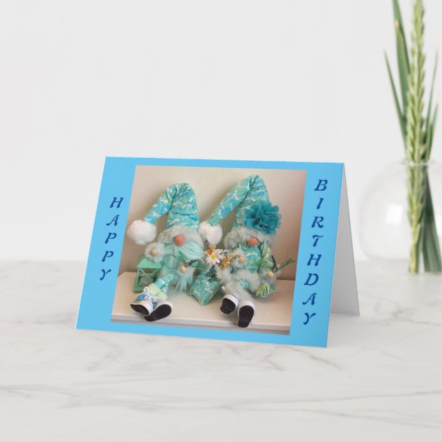 FÜR EINE "TWIN"-GEBURTSKARTE KARTE (Vorderseite)