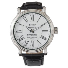 Für einen Absolventen eine Abschluss-Gedenkfeier Armbanduhr