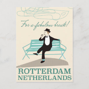 Für einen fantastischen Urlaub! Rotterdam, Niederl Postkarte