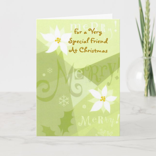 Für einen ganz besonderen Freund zu Weihnachten (Vorderseite)