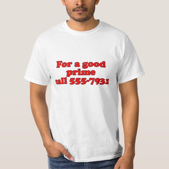 Für einen guten Hauptanruf. T-Shirt (Vorderseite)