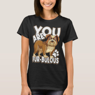 Für einen Hundebesitzer, der Bulldogge besitzt, si T-Shirt
