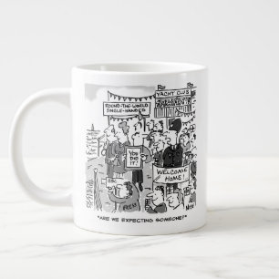Für einen Seemann. Weltenbummler-Segler - Lustig Jumbo-Tasse