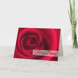 Für Eltern am Valentinstag Feiertagskarte