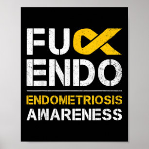 Für Endo Endometriose Awareness Month Endo Supplem Poster